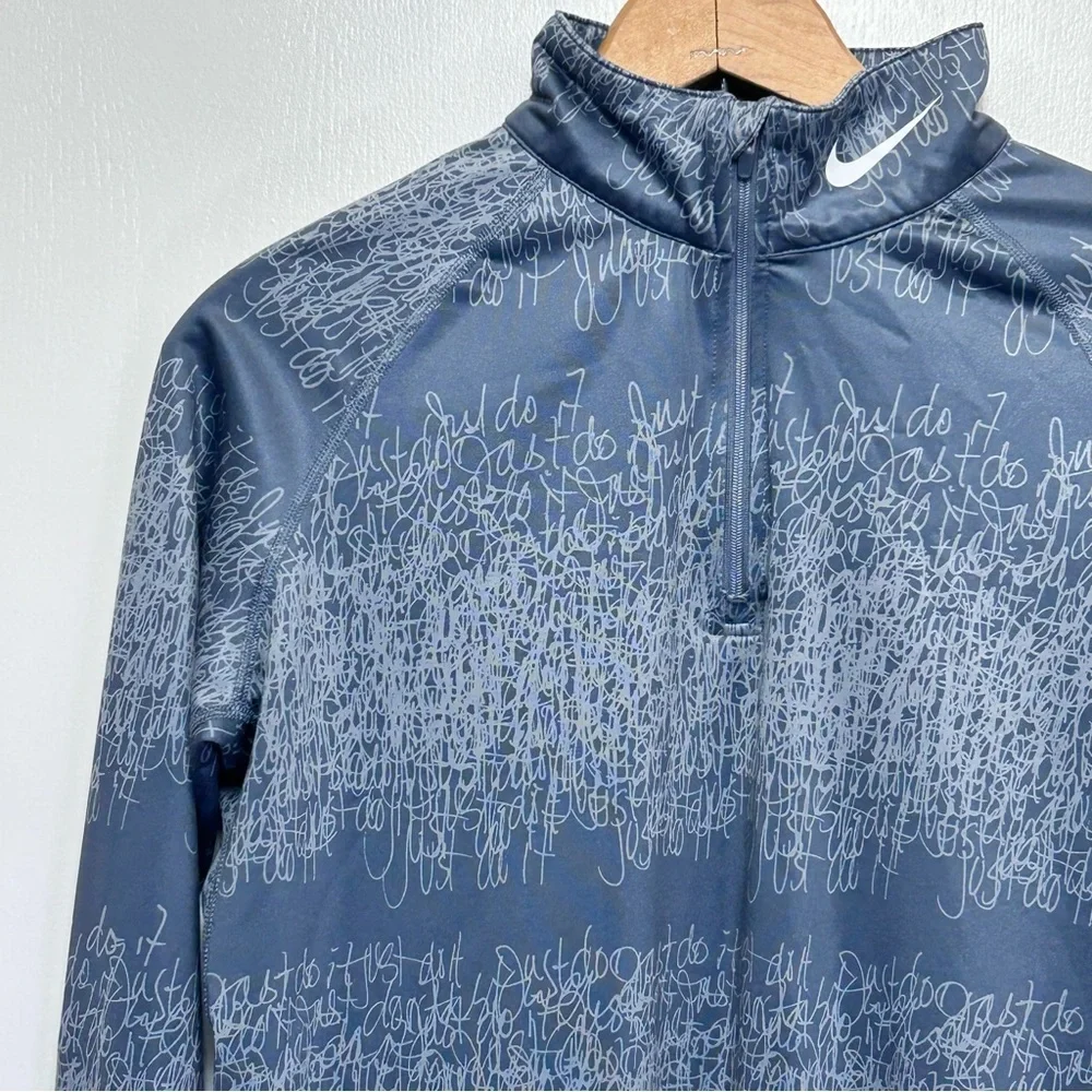 Nike Just Do It Scribble Print Therma Fit Top XL